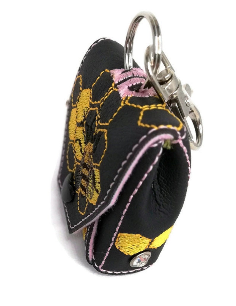 Small ITH Honey Bee Bag Key Ring Smallest Size Digital Etsy