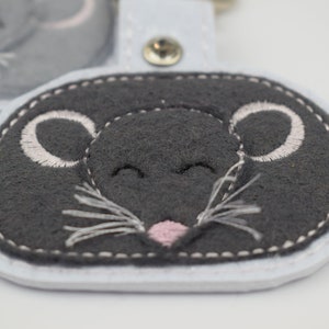 Digital Mouse Embroidery Pattern, Key Fob, Digital Embroidery, Mouse ...
