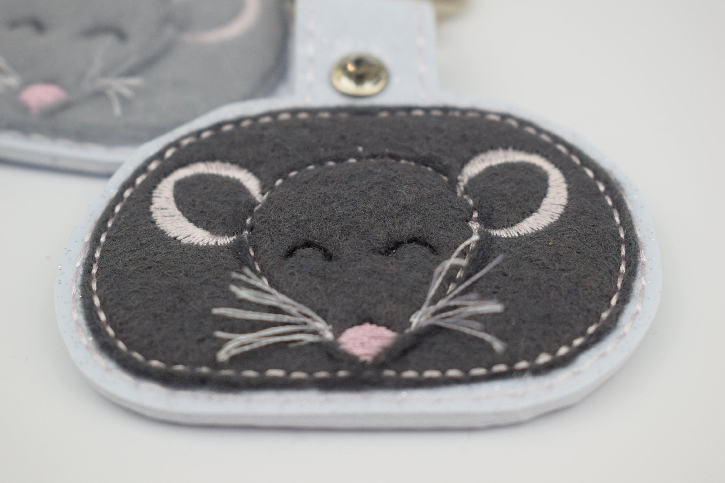 Digital Mouse Embroidery Pattern, Key Fob, Digital Embroidery, Mouse ...