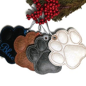 Paw Decoration, Digital Pattern, Dog Dec, PAW Embroidery,  Lisey Designs, 4x4 hoop I Love my dog