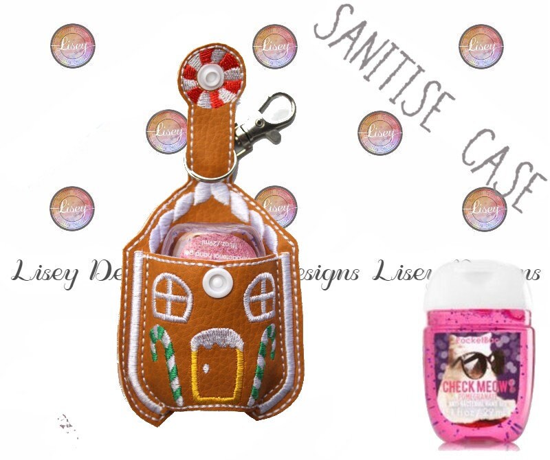 1oz Gingerbread House SANITIZE CASE, Bath & Body, Antibacterial