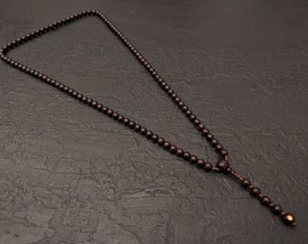 Bloodwood Rosewood Mala Necklace Rosary 108 Beads Tibetan Buddhist Meditation