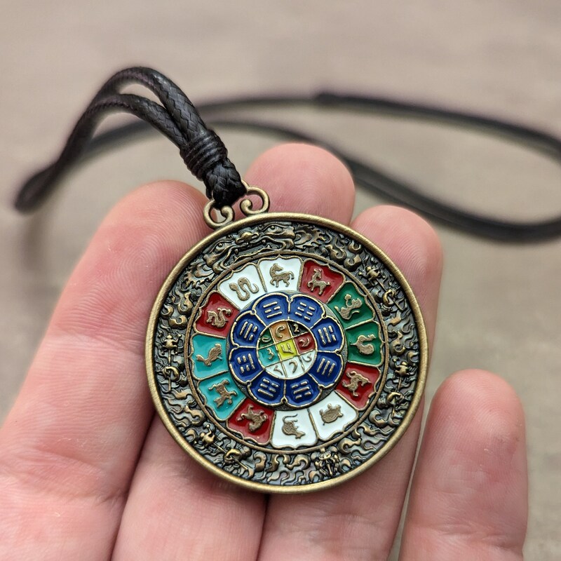 Calm Shaman Glass Pendant main image 1