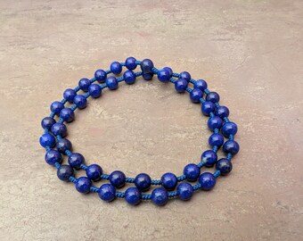 Lapis lazuli Necklace Beads Extra Quality natural genuine afghan gemstone