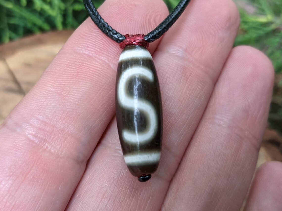 Mini Small Little Money Hook Dzi Bead Money Amulet Attracting Etsy