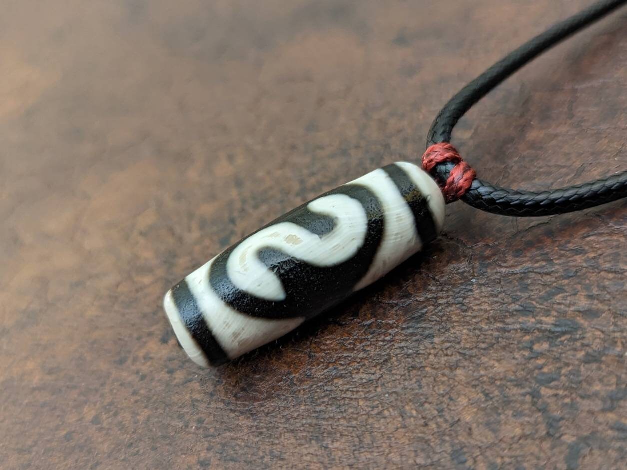 Money Hook Dzi Bead Money Amulet Attracting Wealth and Etsy