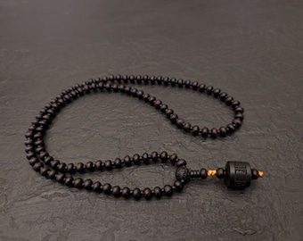 Bodhi seed mala necklace rosary 108 prayer beads Tibetan Buddhist jewelry