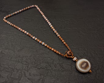 Gobi Eye Agate Pendant Necklace Powerful Harmonisation Protection Amulet