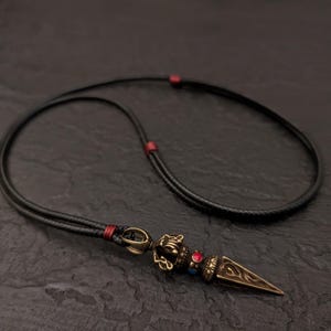 Phurba pendant necklace Tibetan Buddhist ritual amulet talisman