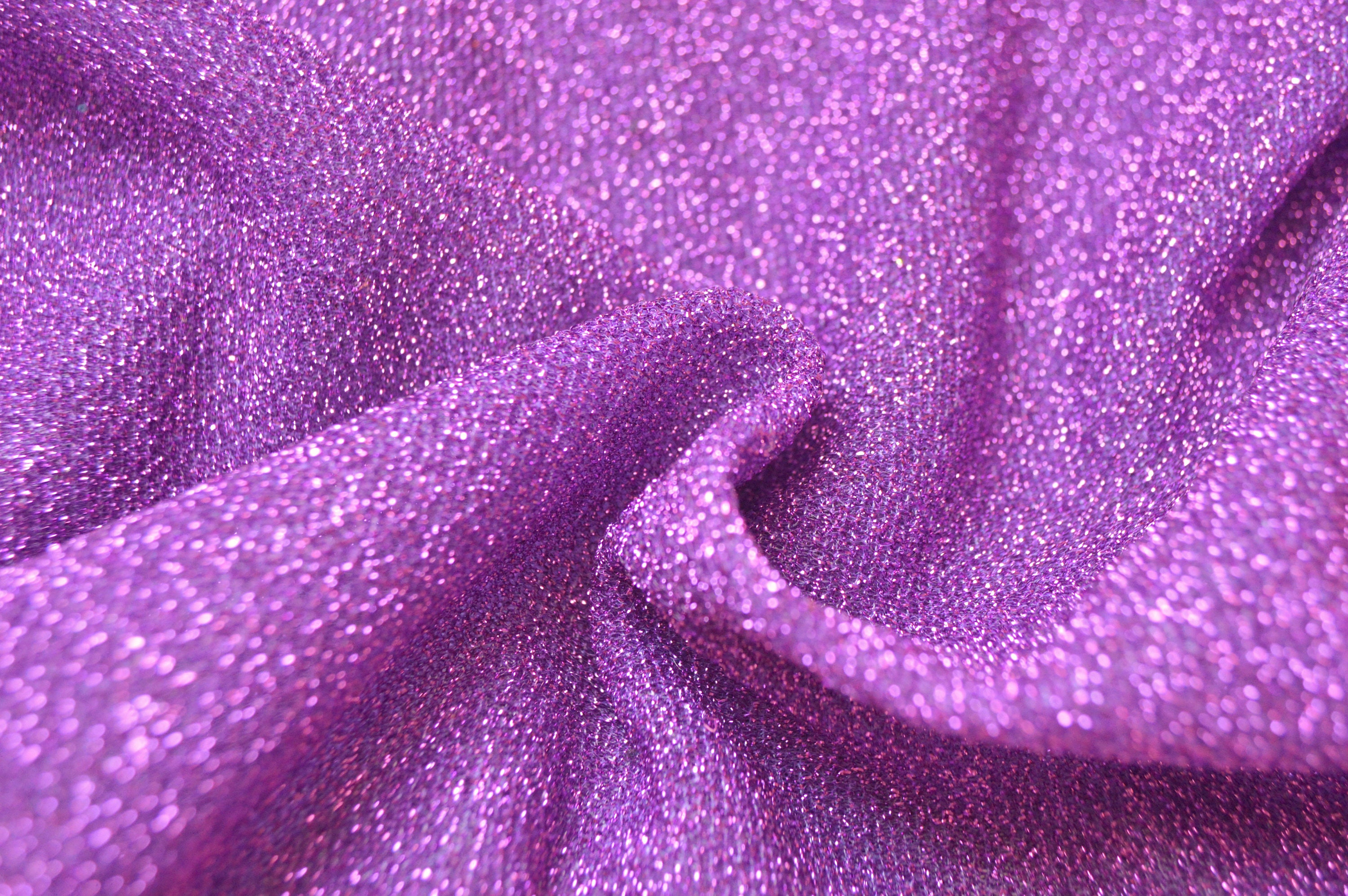 Glitter Knit Fabric Metallic Shiny Elastic Purple Etsy Uk