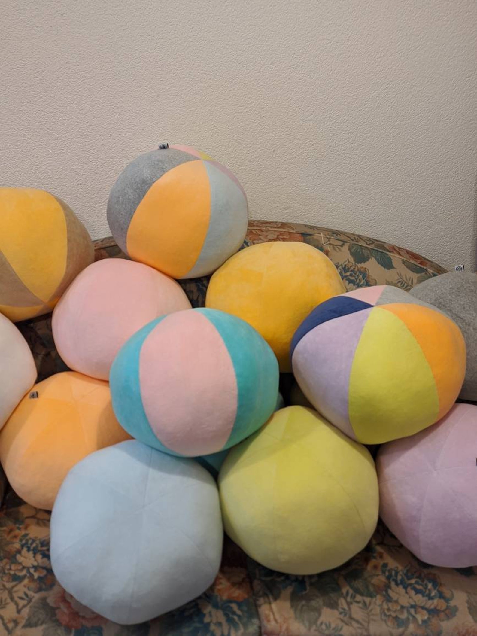 Ball Cushion Etsy