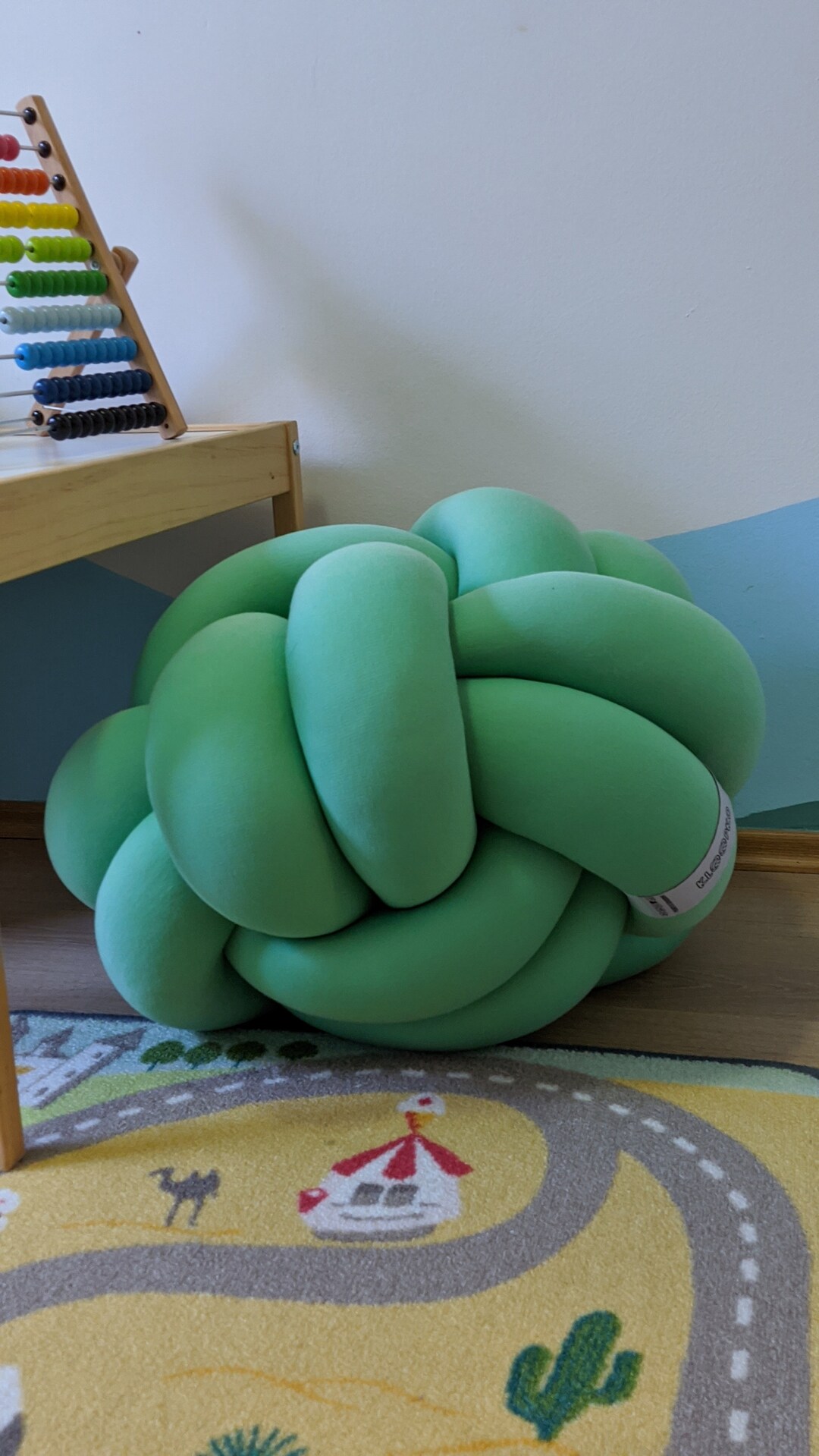 Mint Knot Cushion Express Shipping Etsy