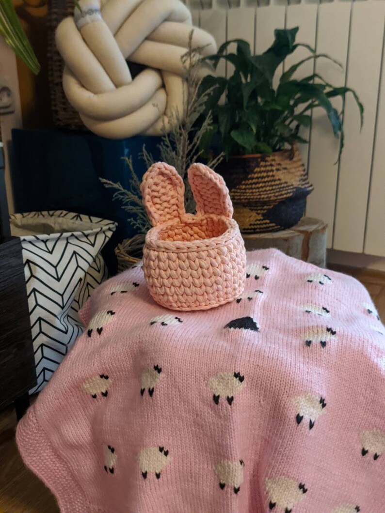 Knitted Sheep Designed Wool Baby Blanket Lamb Baby Blanket Etsy