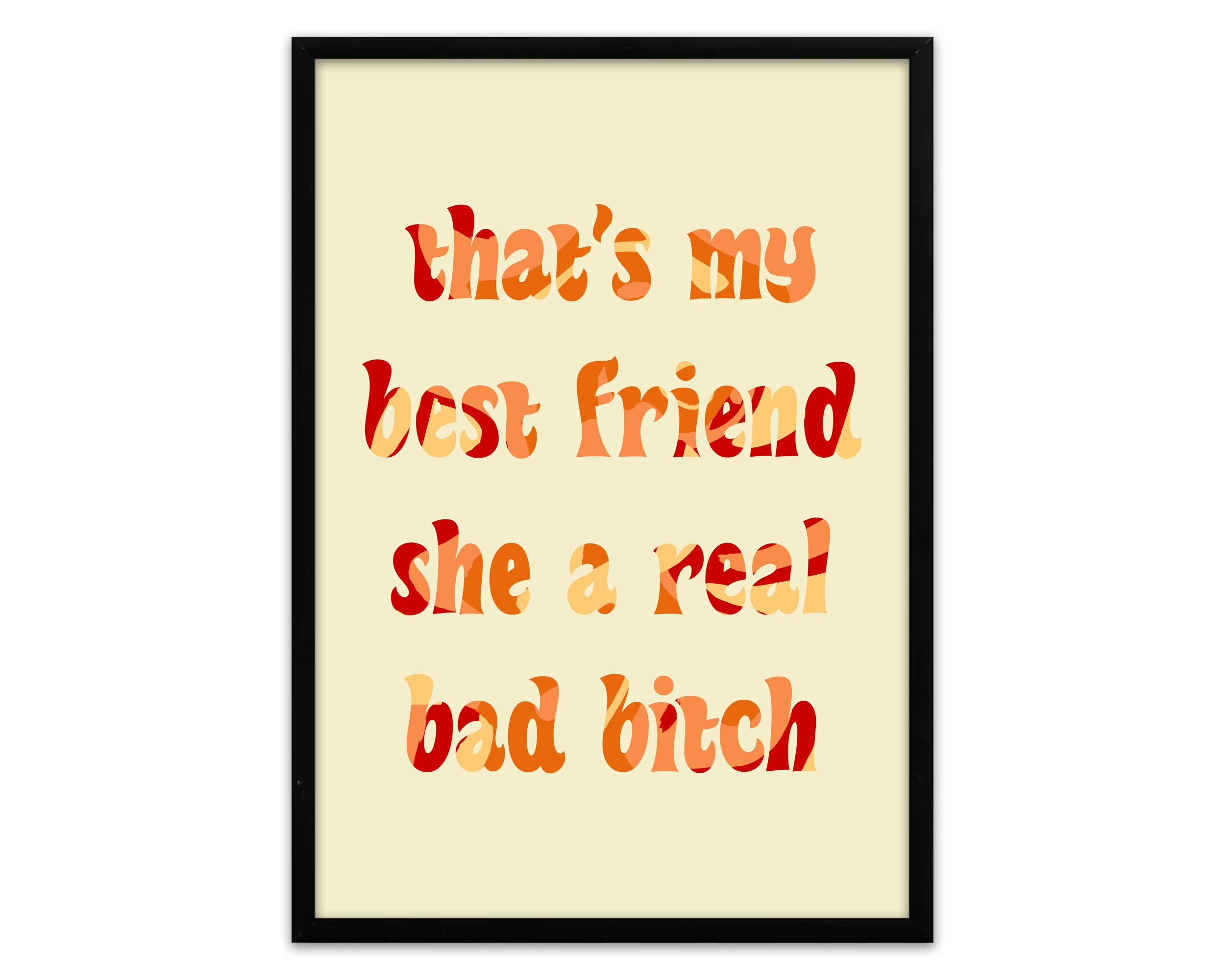 That's My Bestfriend She's A Real Bad That's My Best Friend She A Real Bad Btch Saweetie - Etsy UK