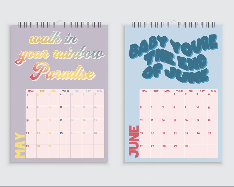 harry-styles-lyric-wall-calendar-2023-a4-etsy