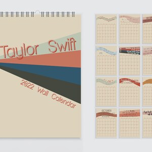 taylor-swift-lyric-wall-calendar-2022-january-to-december-etsy-sweden