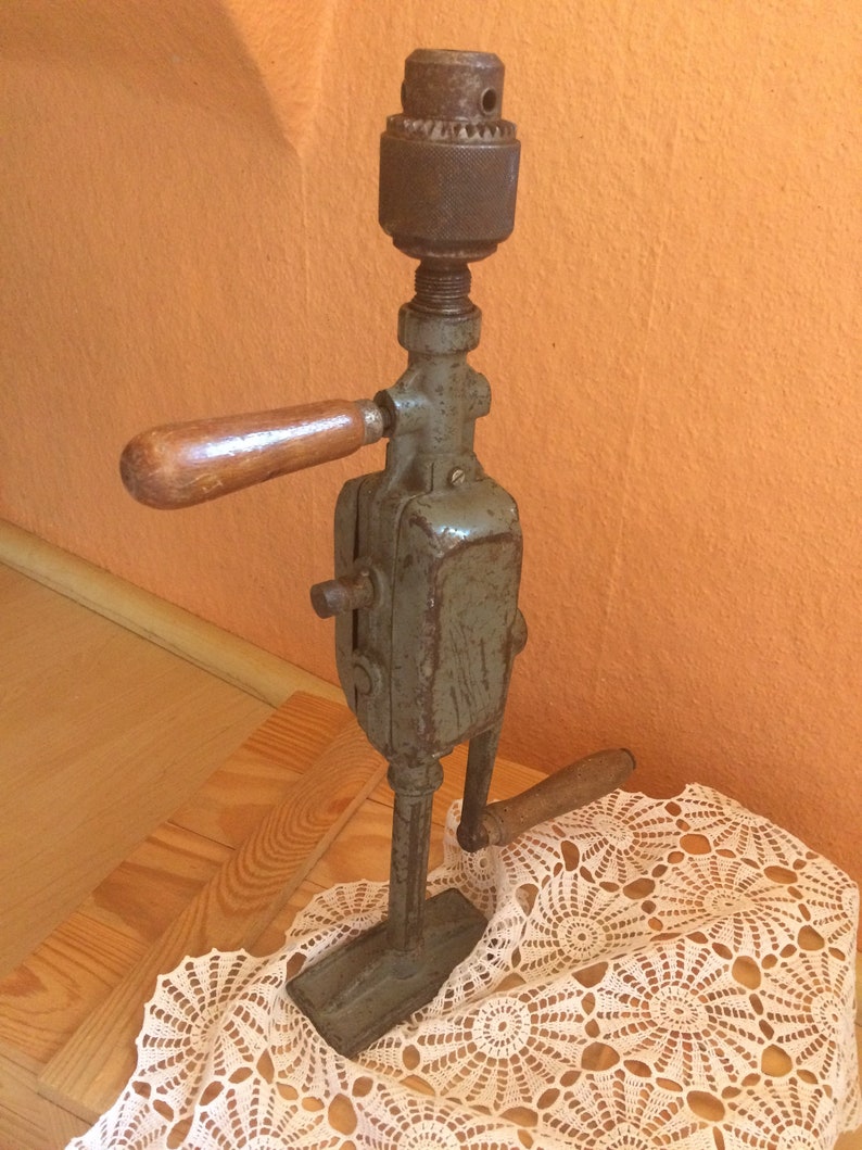 Vintage Bohrmaschine um 1930 antikes Werkzeug Handbohrmaschine | Etsy