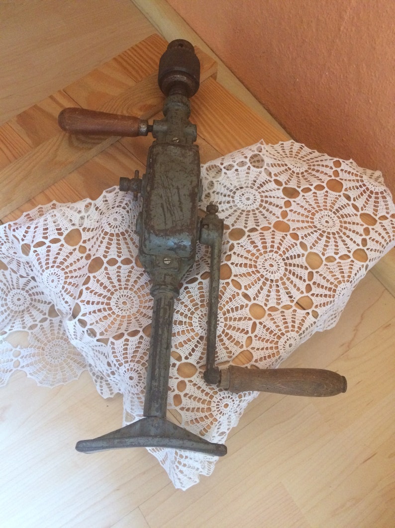 Vintage Bohrmaschine um 1930 antikes Werkzeug Handbohrmaschine | Etsy