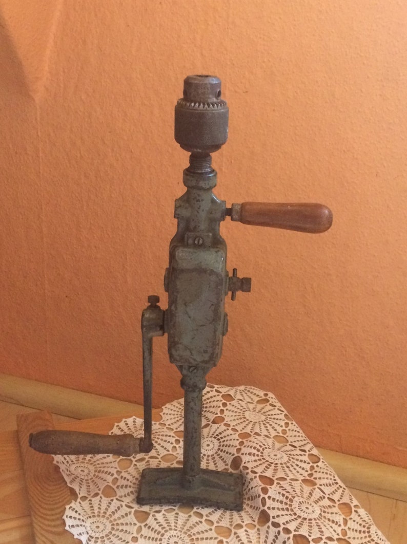 Vintage Bohrmaschine um 1930 antikes Werkzeug Handbohrmaschine | Etsy