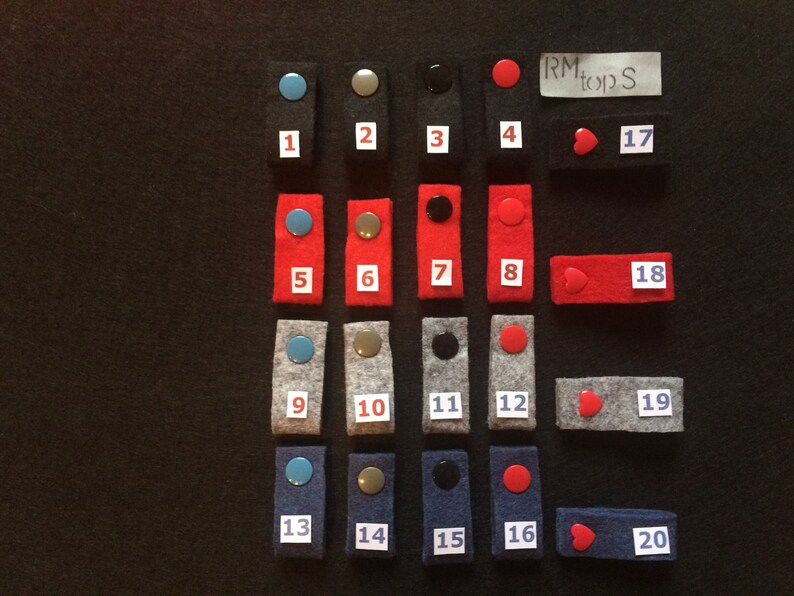 Cable holder for mobile phone felt 20 variations with Snap KAMs 20 variations Cable holder for cellphone