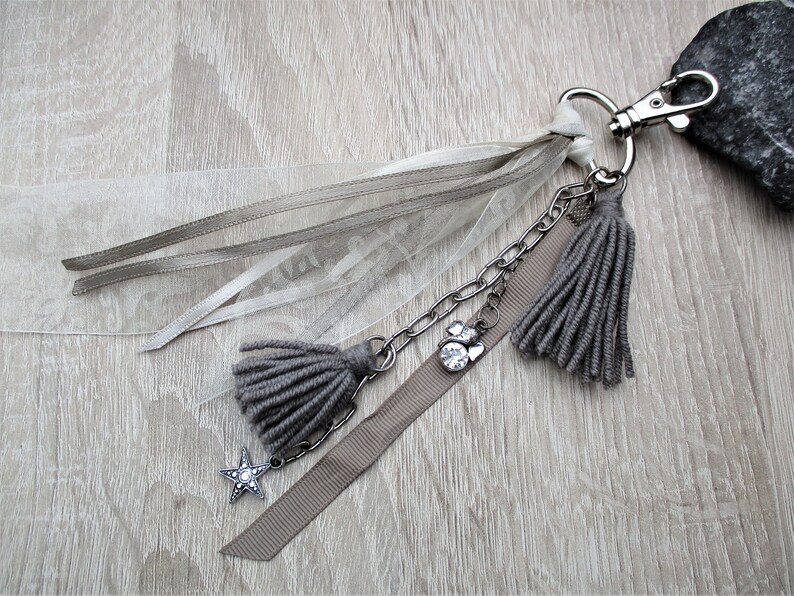 Keychain Natural Silver Chain Tassel Star Rhinestone Star Rhinestone Rhinestone Era Pendant Keychains Lanyards Accessories Valresa Com