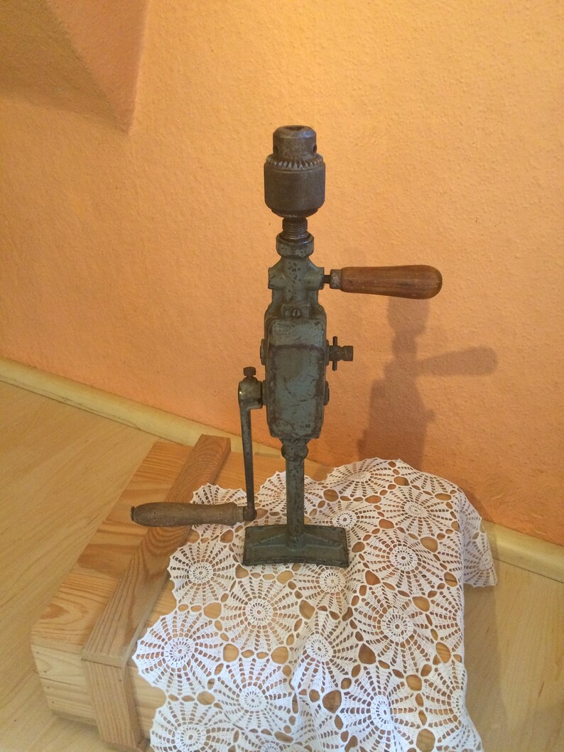Vintage Bohrmaschine um 1930 antikes Werkzeug Handbohrmaschine | Etsy