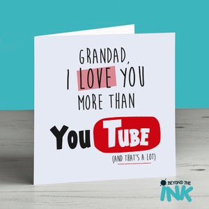 Father's Day Card For Dad Grandad Birthday Funny Cute Daddy Grandad TV image 2