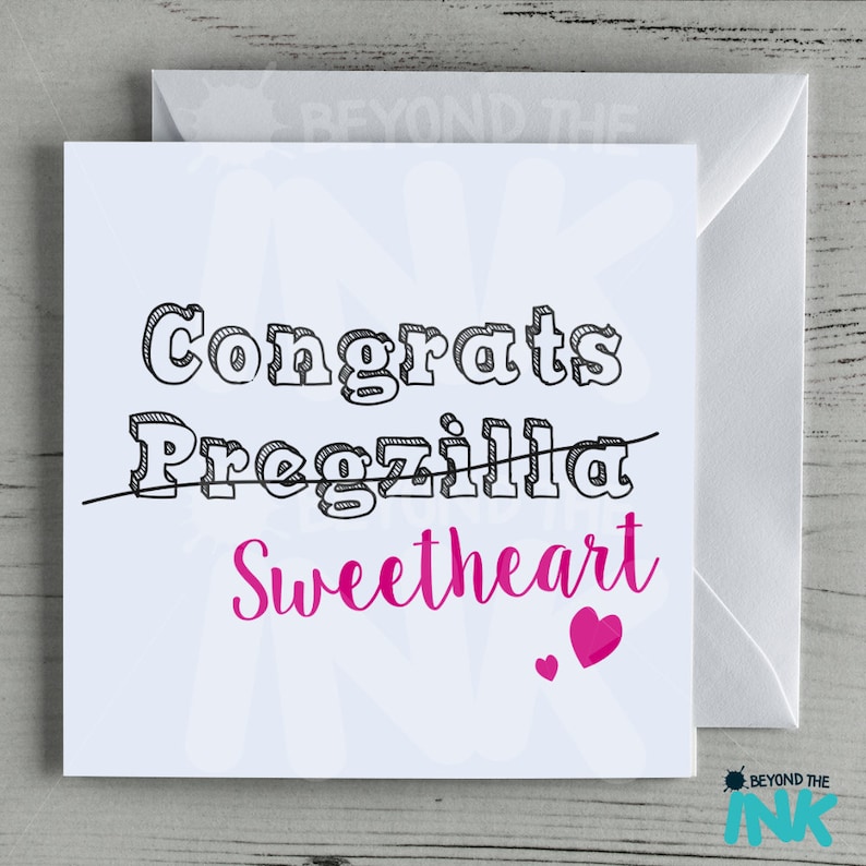 Pregnancy Card Best friend Baby Card New Baby Card Maternity Leave