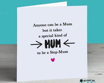 Cute Card For Step Mum Mom Mam Mothers Day Birthday Special Love Nice Meaningful Amazing