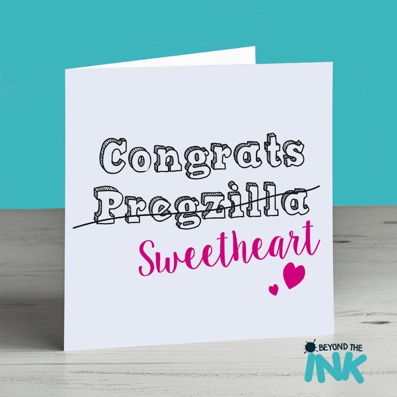 Pregnancy Card Best friend Baby Card New Baby Card Maternity Leave