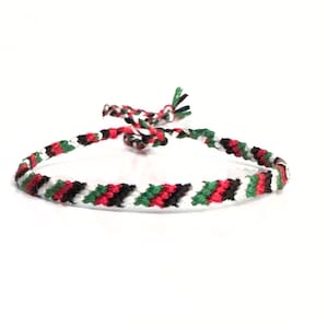 Palestine flag bracelet, support Palestinian children, donation for charity armband