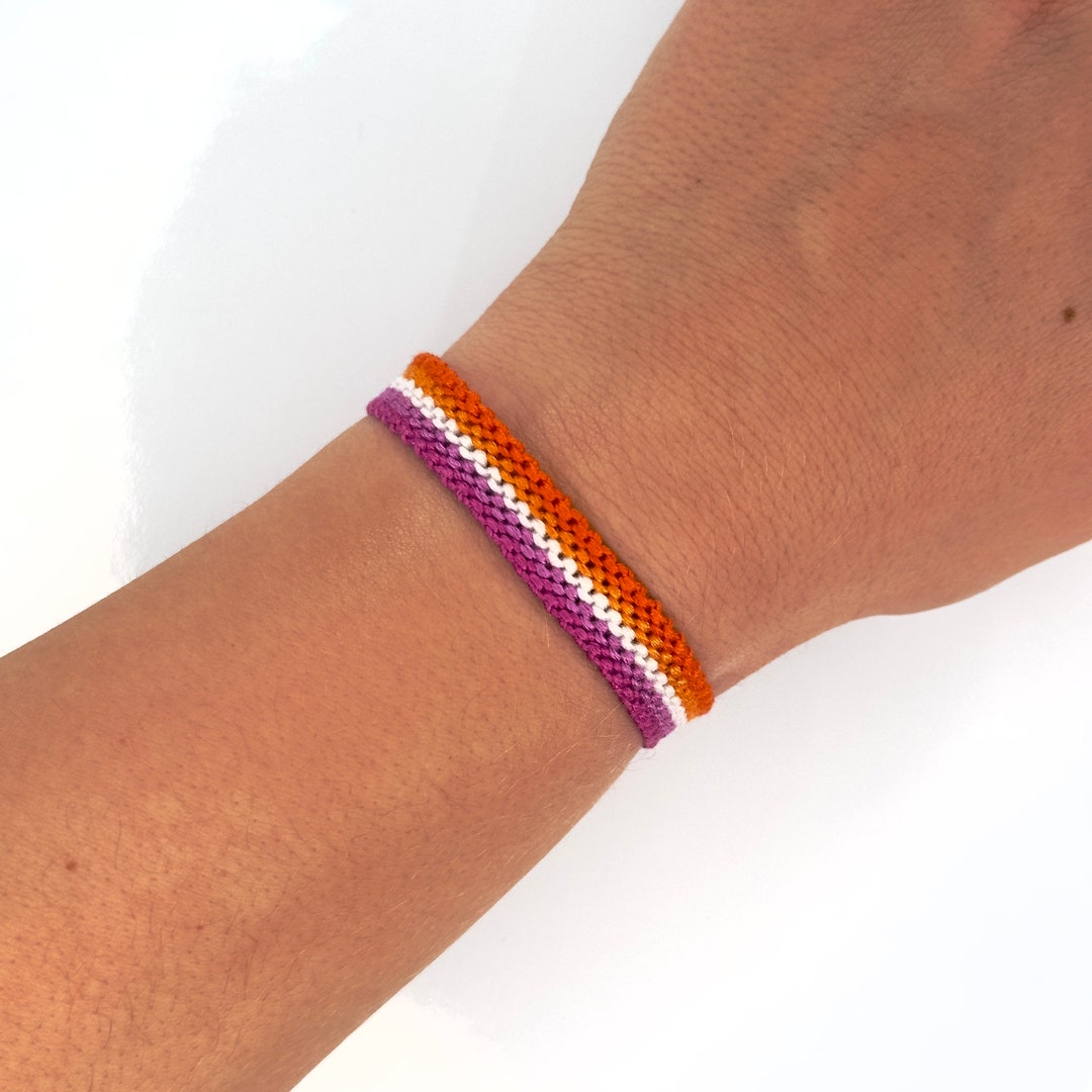 Gay Pride Braccialetto LGBT Arcobaleno 5 Pezzi LGBTQ Braccialetti LGBT Accessori Pride Per - Foto 9
