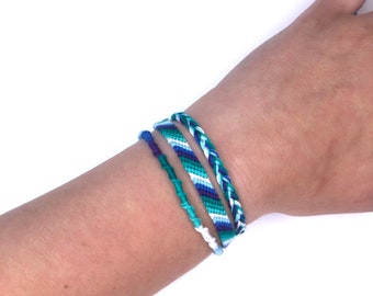 Subtle gay men pride bracelet, LGBTQ MLM pride wristlet
