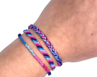 Omnisexual Pride Friendship Bracelet Set: Handwoven LGBT Armband