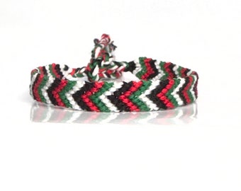 Free Palestine wristbands, charity flag bracelet, red black white green jewelry