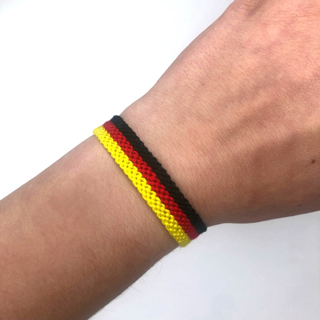 Germany Flag Braided Bracelet Silicone Chain Palestine | Ubuy