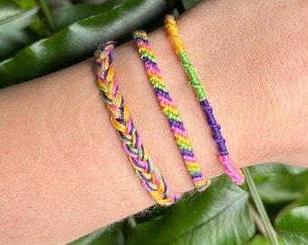Sapphic pride bracelet, lesbian flag armband, WLW Jewelry