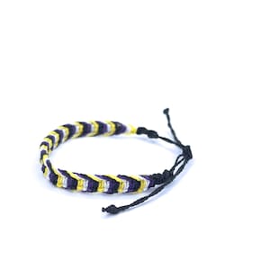 Non binary wax bracelet, LGBT adjustable pride jewelry, gift for genderqueers, queer armband