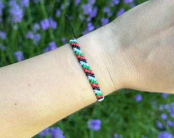 Palestine charity bracelet, waterproof adjustable Palestinian armband, fundraiser for Gaza