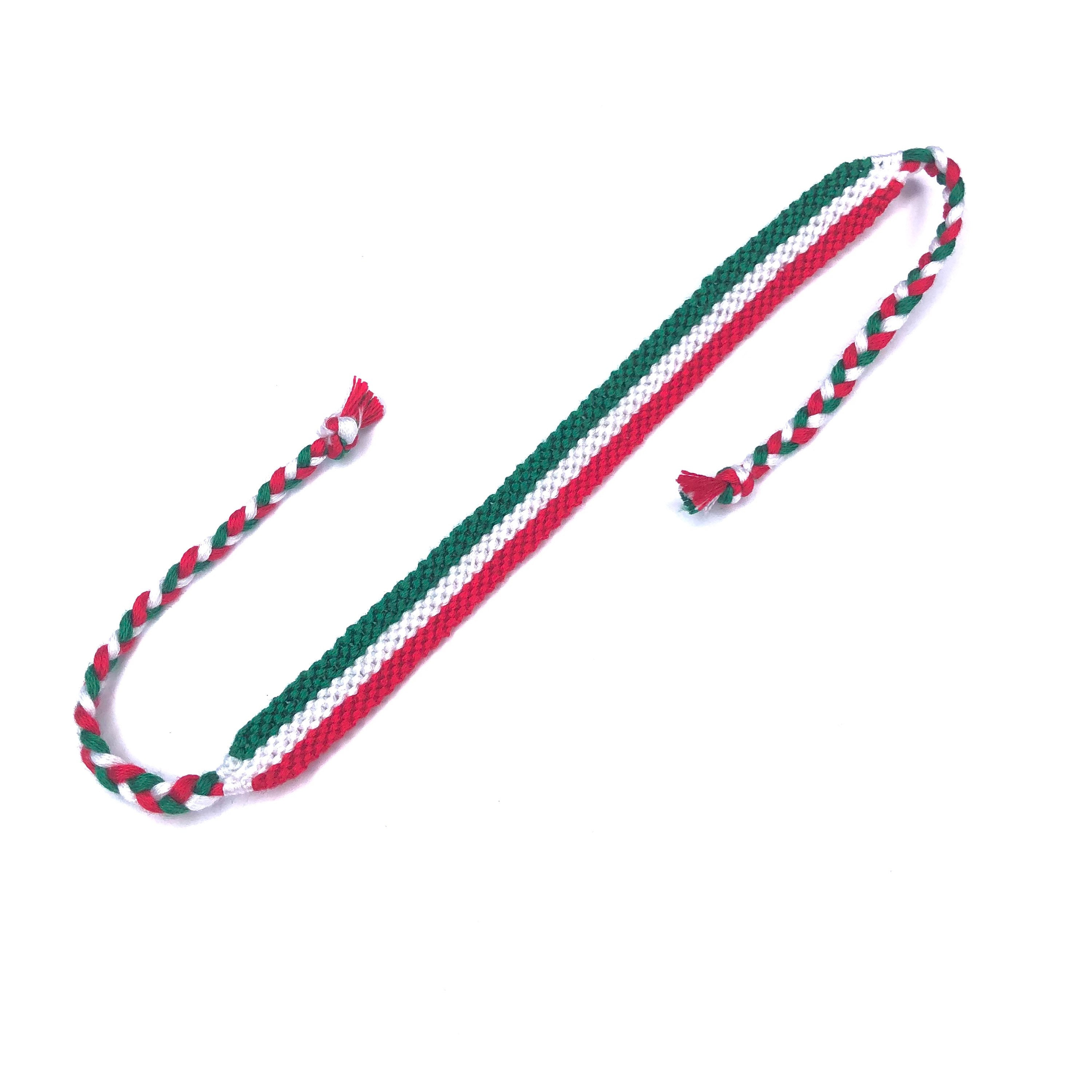 Italy Flag Friendship Bracelet, Armband Etsy Country - Wristlet, Flag Mexico Handmade Hungary Bracelet
