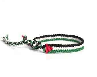 Palestine flag bracelet, support Palestinian children armband, donation from every sale