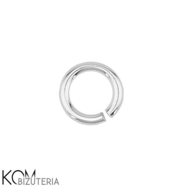 Silver 925 jump ring KO 6/1 mm (10 pieces)