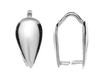 Silver 925 bail, pendant 13x6 mm W24 (1 piece)