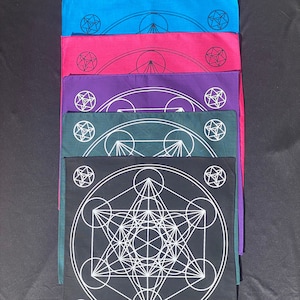 Metatron&#39;s Cube - Crystal Grid Cloth