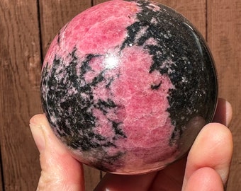 Rhodonite Sphere