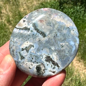 Cosmic Jasper Palm Stone - Marovato Madagascar