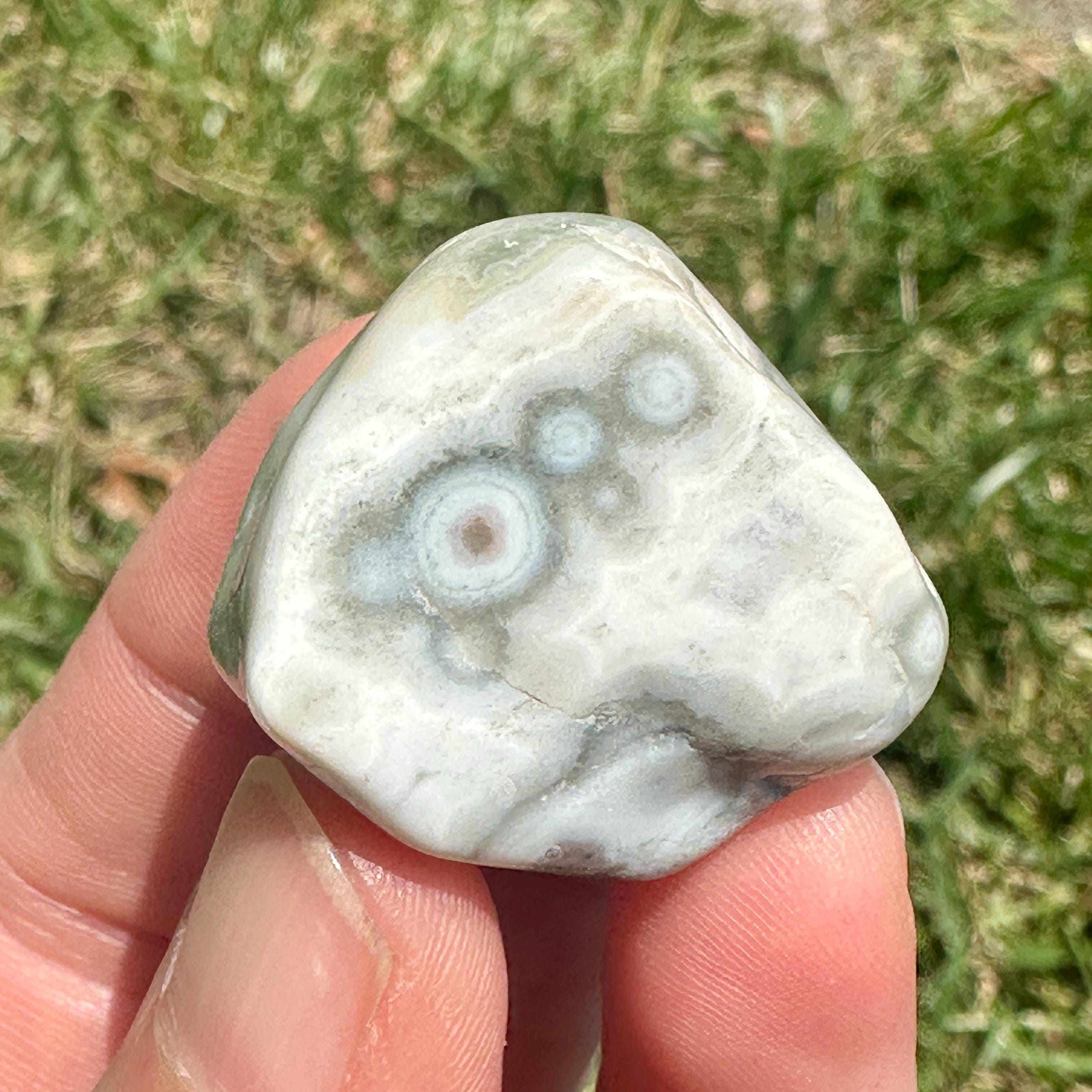 オーシャンジャスパータンブルストーン - Etsy 日本