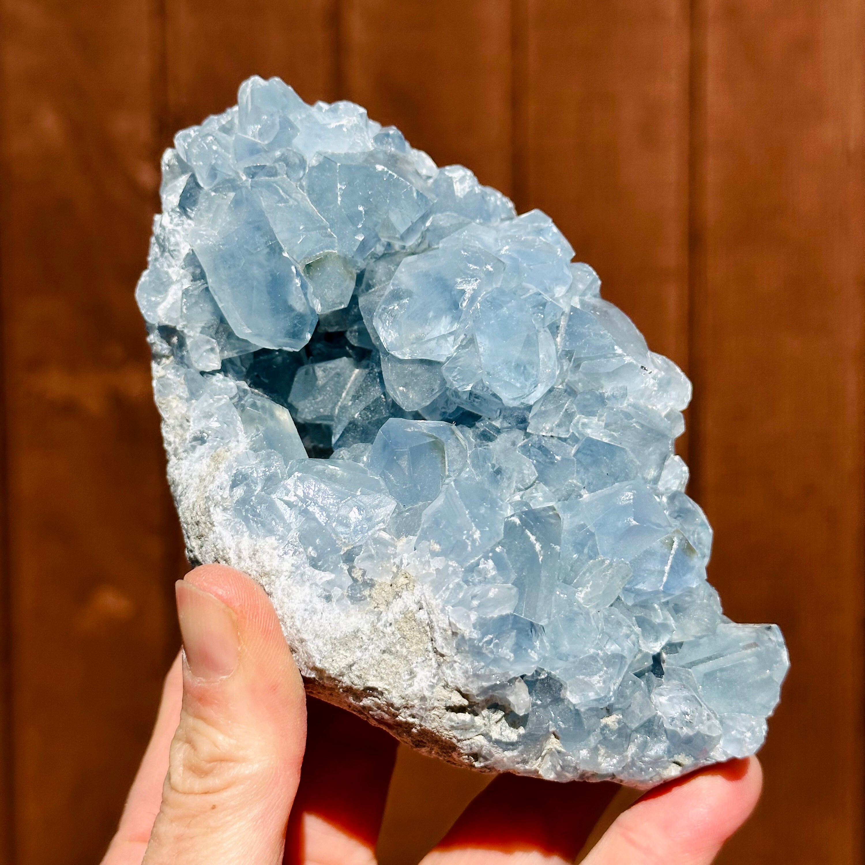 セレスタイトジオード - クラスター - Etsy 日本