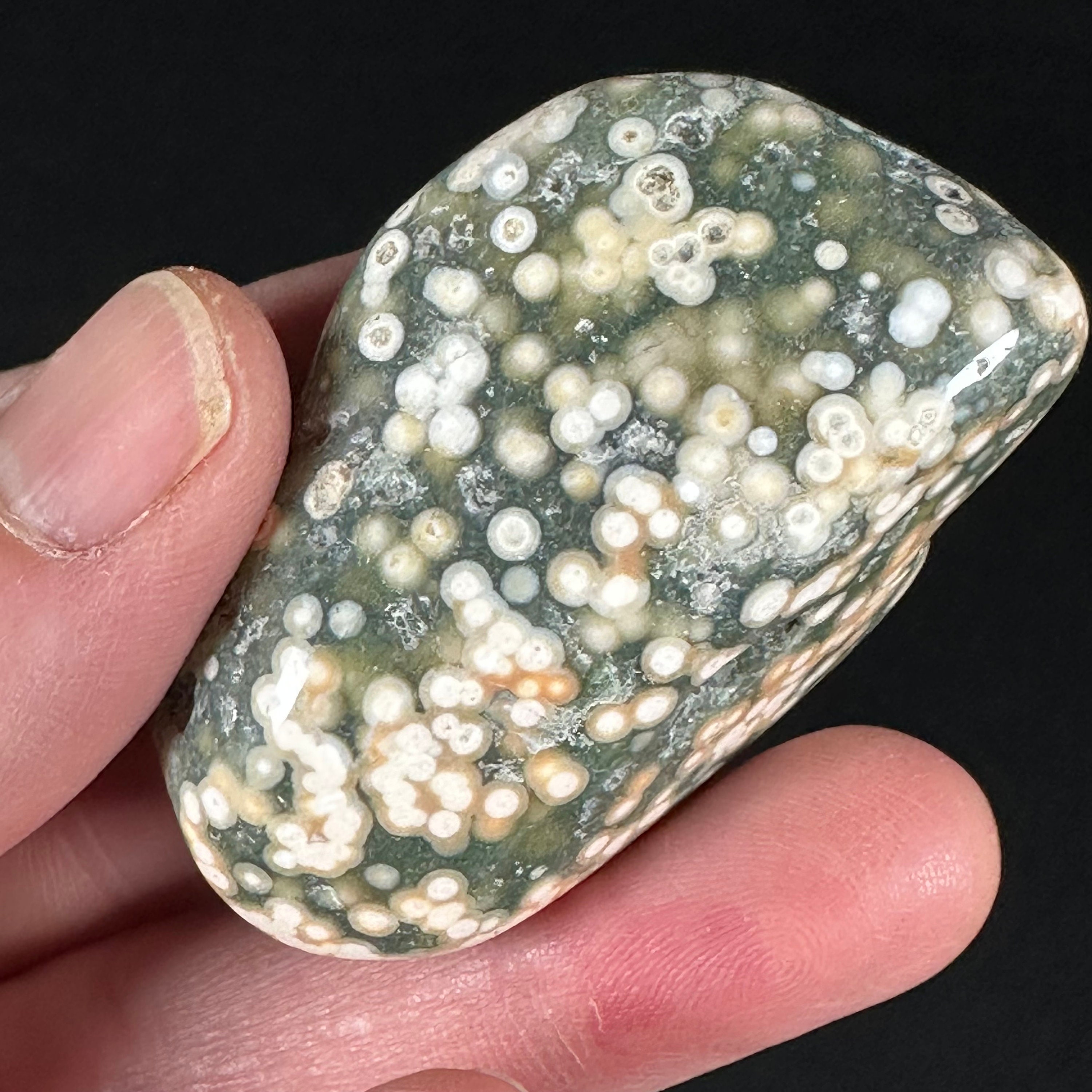 【超希少‼️】オールドストック　オーシャンジャスパー オーシャンジャスパー - オールドストック - タンブル - マロヴァト