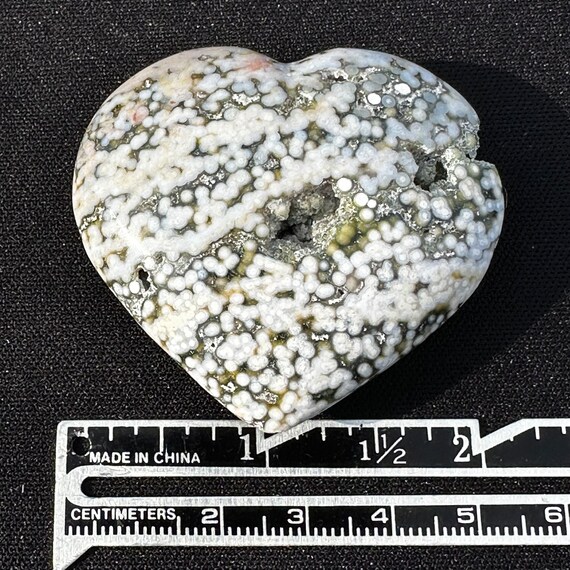 オーシャンジャスパーハート - Etsy 日本